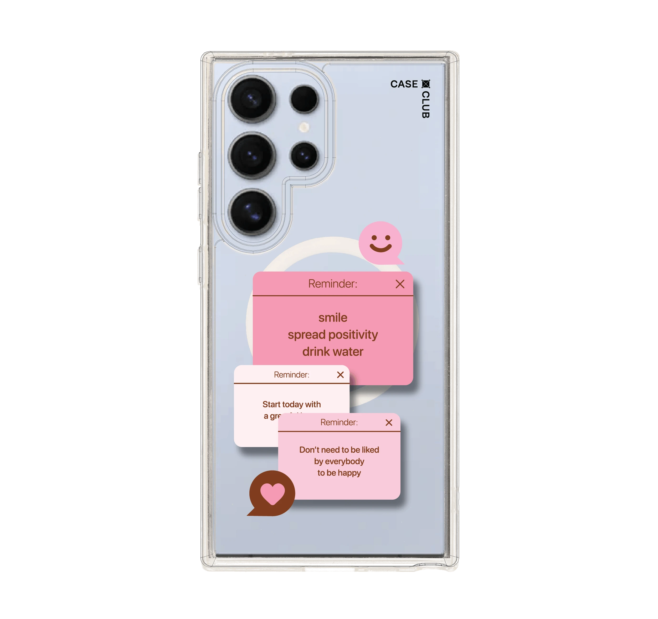 เคสใส samsung s24 ultra magsafe ข้อความแห่งแรงบันดาลใจ